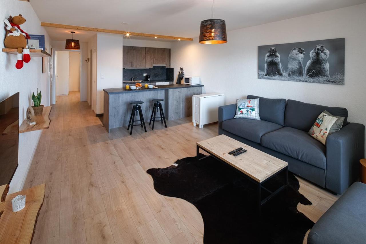 Magnifique Appartement Proche Du Centre Et Du Ski Кран-Монтана Экстерьер фото